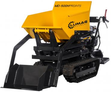 Lumag MINI track dumper with HIGH-TIP function and self-loading shovel MD-500HPRO/HTS